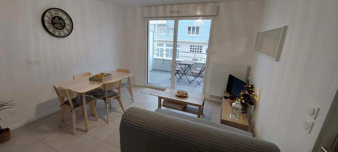 Bel appt neuf - vue mer - terrasse - parking privé Dunkirk Extérieur photo