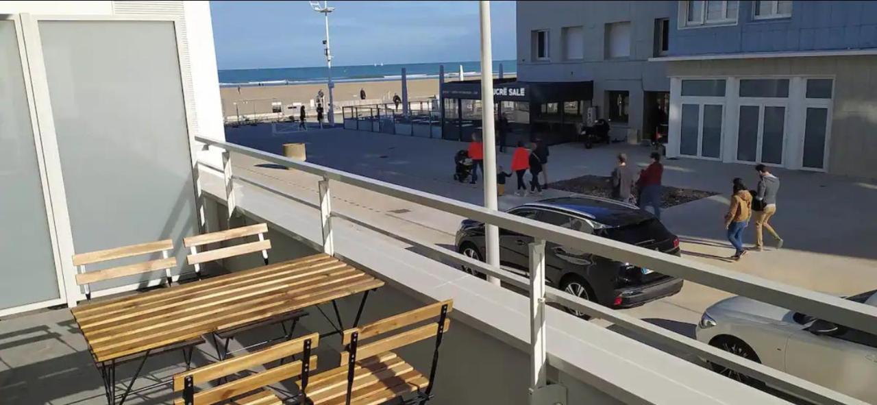 Bel appt neuf - vue mer - terrasse - parking privé Dunkirk Extérieur photo